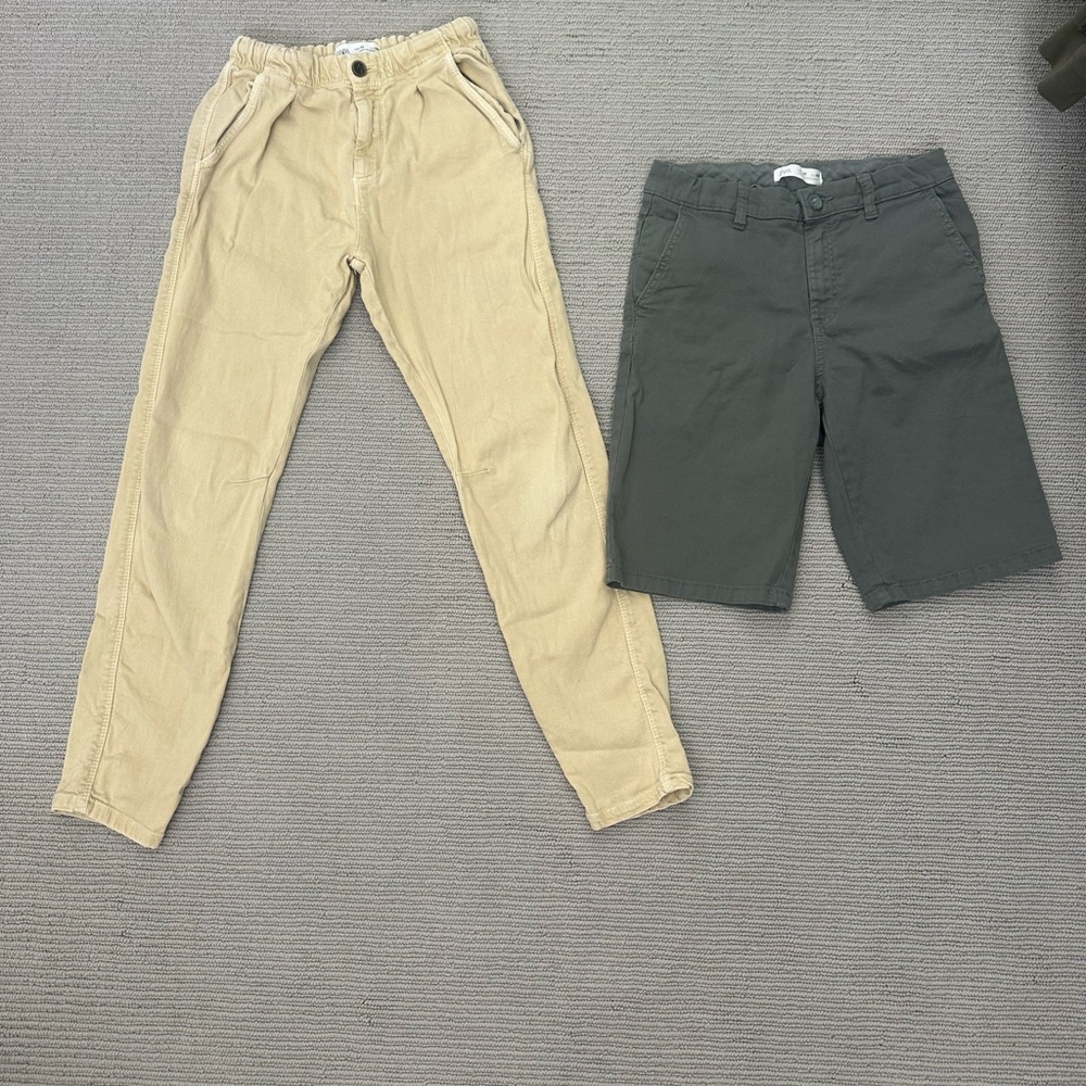 Zara Boys Chino Jogger & Short - SZ 10